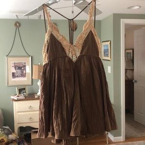 Free people brown dress